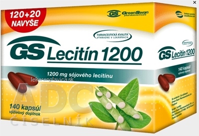 GS LECITÍN 1200MG KAPSULY 1X140KS