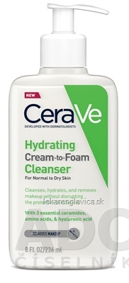 CERAVE CISTIACI PENIVY KREM                        236ML NA NORMALNU AZ SUCHU POKOZKU 1X236 ML