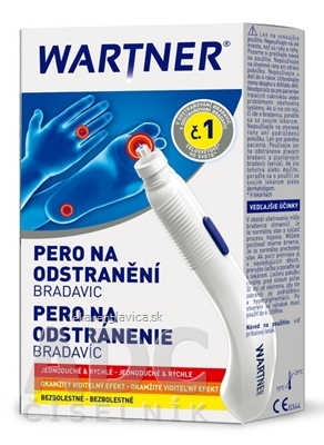 WARTNER PERO NA ODSTRANENIE BRADAVIC 1X1 KS