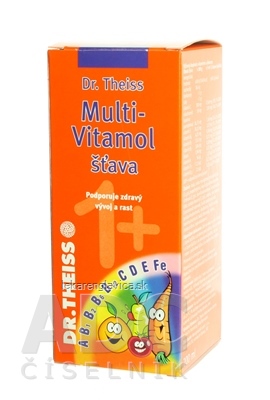 DR. THEISS MULTI-VITAMOL ŠŤAVA 1+ 1X200 ML