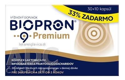 WALMARK BIOPRON 9 PREMIUM                                  40KS CPS 30+10 (33% ZADARMO) (40 KS)