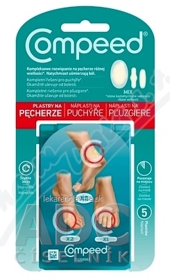 COMPEED NAPLAST NA PLUZGIERE MIX 5 NAPL. MIX 5 NAPLASTI NA PLUZGIERE