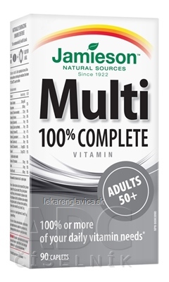 JAMIESON MULTI COMPLETE ADULTS 50+ TABLETY 1X90 KS