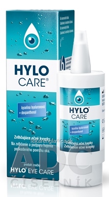 HYLO-CARE OCNE KVAPKY UMELÉ SLZY 1X10 ML