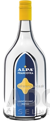 ALPA FRANCOVKA LIEHOVÝ BYLINKOVÝ ROZTOK 1X1 L