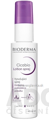 BIOD CICABIO LOTION SPREJ                      40ML UPOKOJUJUCE, REPARACNE 1X40 ML