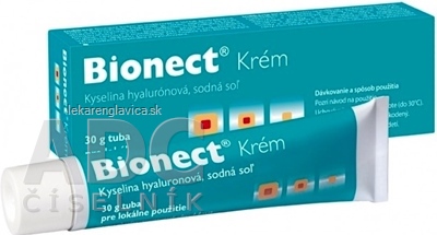 BIONECT KRÉM NA RANY S OBSAHOM KYSELINY HYALURÓNOVEJ 1X30 G