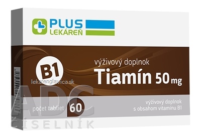 PLUS LEKAREN TIAMIN 50 MG (VITAMIN B1) 60KS TBL 1X60 KS