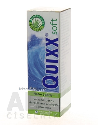 QUIXX SOFT NOSOVÝ SPREJ (IZOTONICKÝ ROZTOK) 1X30 ML