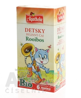 APOTHEKE BIO DETSKÝ ČAJ ROOIBOS (OD UKONČENÉHO 6. MESIACA) 20X1,5 G 