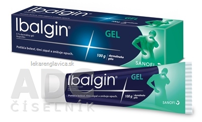 IBALGIN GEL 5 %  1X100 G