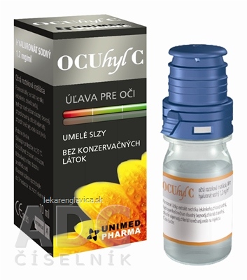 OCUHYL C UMELÉ SLZY 1X10 ML