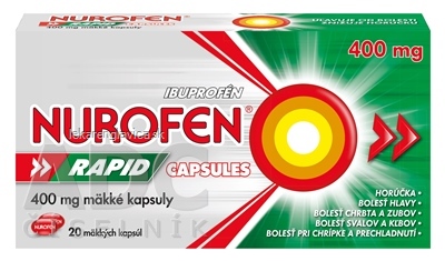 NUROFEN RAPID 400 MG CAPSULES CPS MOL 20X400 MG (BLI. PVC/PVDC/AL NEPRIEHL.)