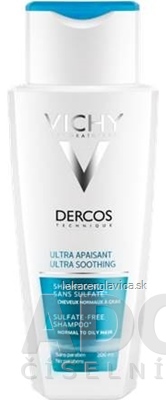 VICHY DERCOS ULTRAUPOKOJUJÚCI ŠAMPÓN 200ML (NORMÁLNE AŽ MASTNÉ VLASY)