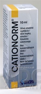 CATIONORM® OČNÁ EMULZNÁ INSTILÁCIA 1X10 ML