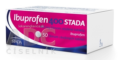 IBUPROFEN TABLETY 400 MG STADA 1X50 KS