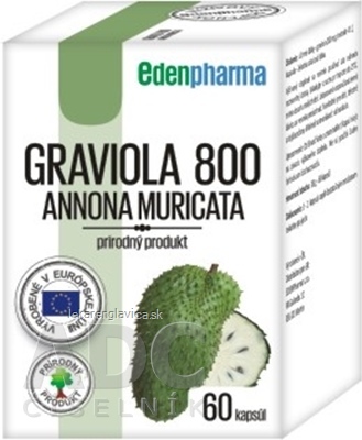 EDENPHARMA GRAVIOLA 800 KAPSULY 1X60 KS