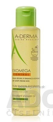 A-DERMA EXOMEGA CONTROL HUILE LAVANTE EMOLLIENTE 500ML ZLVACNUJUCI SPRCHOVACI OLEJ 1X500 ML