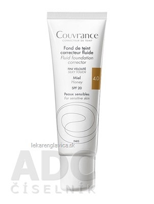 AVENE COUVRANCE CORRECTEUR FLUIDE 04 30ML TEKUTÝ KRYCÍ MEJKAP SPF20