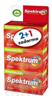 WALMARK SPEKTRUM IMUNACTIV NEW                     1SET TBL (INOV.2021) (2+1 ZADARMO) 3X30 KS (90KS) 