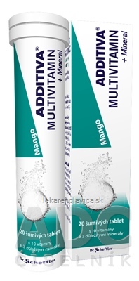 ADDITIVA MULTIVITAMÍN + MINERÁL MANGO SUMIVE TABLETY 1X20 KS