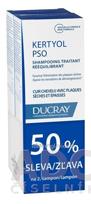 DUCRAY KERTYOL P.S.O. SHAMPOOING (DUO)             400ML (INOV. 2020) ZAVAZNE STAVY LUPIN (PSORIAZA) 