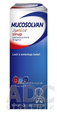 MUCOSOLVAN JUNIOR SIR 15 MG/5 ML 1X100 ML