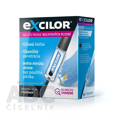 EXCILOR 3.3ML LAK NA LIECBU PLESNOVYCH INFEKCII NECHTOV 1X