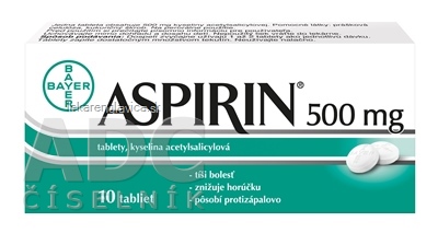 ASPIRIN TABLETY 500 MG 1X10 KS