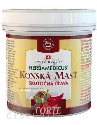 KONSKÁ MASŤ FORTE HREJIVÁ 1X250 ML