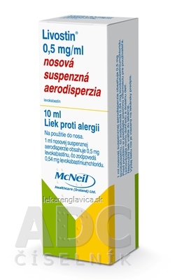 LIVOSTIN 0,5 MG/ ML AER NAU (FĽ.PE) 1X10 ML