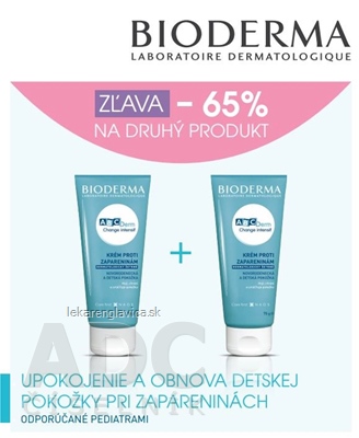 BIOD ABCDERM CHANGE INTENSIF (1+1) 150G KREM PROTI ZAPARENINAM 2X75 G, 1X1 SET