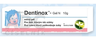 DENTINOX - GEL NA PREREZEVANIE ZUBKOV 1X10 G