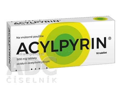 ACYLPYRIN tablety 500MG 1X10 KS