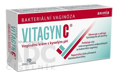 VITAGYN C KRÉM POŠVOVÝ S KYSLÝM PH 1X30 G