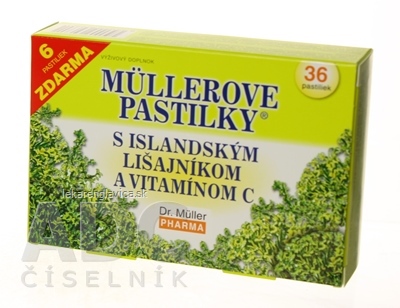 MÜLLEROVE PASTILKY S LIŠAJNÍKOM  1X36 KS