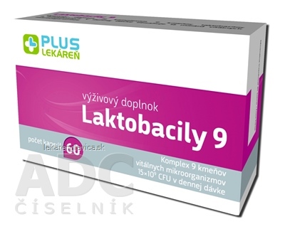 LAKTOBACILY 9 PLUS LEKAREN 1X60 KS