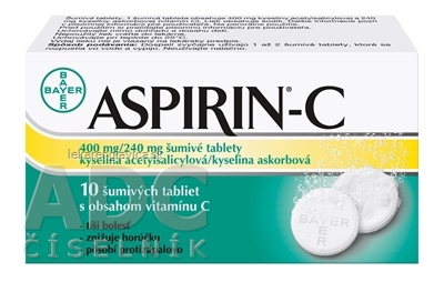 ASPIRIN-C šumivé tablety 1X10 KS