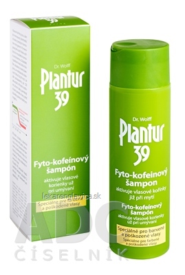 PLANTUR 39 FYTO-KOFEINOVÝ ŠAMPÓN PRE FARBENÉ VLASY 1X250 ML