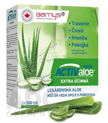 BARNY'S ACTIVEALOE FORTE  DUO 2X500 ML (1000 ML)