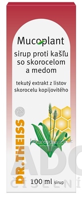 MUCOPLANT SIRUP PROTI KASLU SO SKOROCELOM A MEDOM 1X100ML