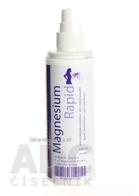 MAGNESIUM RAPID SPREJ PRE VONKAJŠIE POUŽITIE 1X100 ML