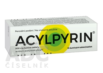 ACYLPYRIN šumivé tablety 500MG 1X15 KS