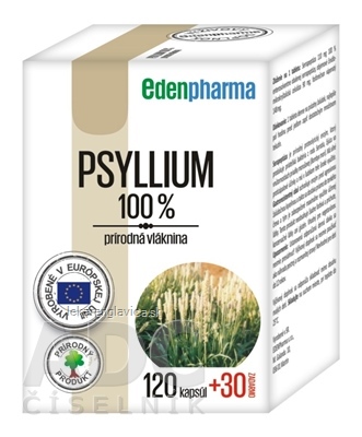 EDENPHARMA PSYLLIUM CPS 120+30 ZADARMO (150 KS)