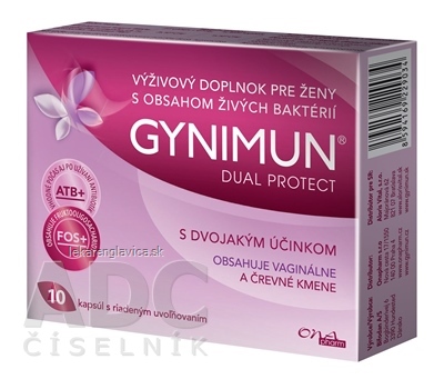 GYNIMUN DUAL PROTECT                               10KS CPS S RIADENYM UVOLNOVANIM 1X10 KS