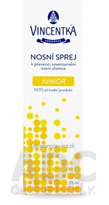 VINCENTKA NOSOVÝ SPREJ JUNIOR 1X25 ML