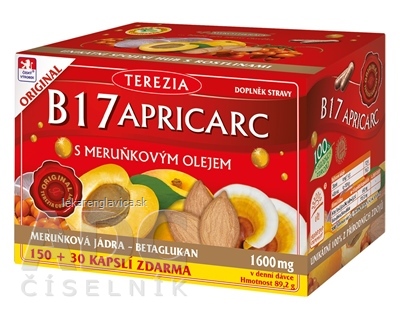 TEREZIA COMPANY B17 APRICARC KAPSULY 1X180 KS