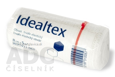 IDEALTEX OVÍNADLO ELASTICKÉ DLHOŤAŽNÉ (8CMX5M) 1X1 KS