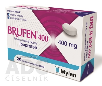 BRUFEN 400 TABLETY 1X30 KS