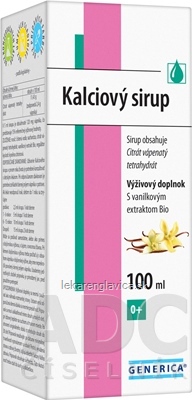 GENERICA KALCIOVÝ SIRUP 1X100 ML